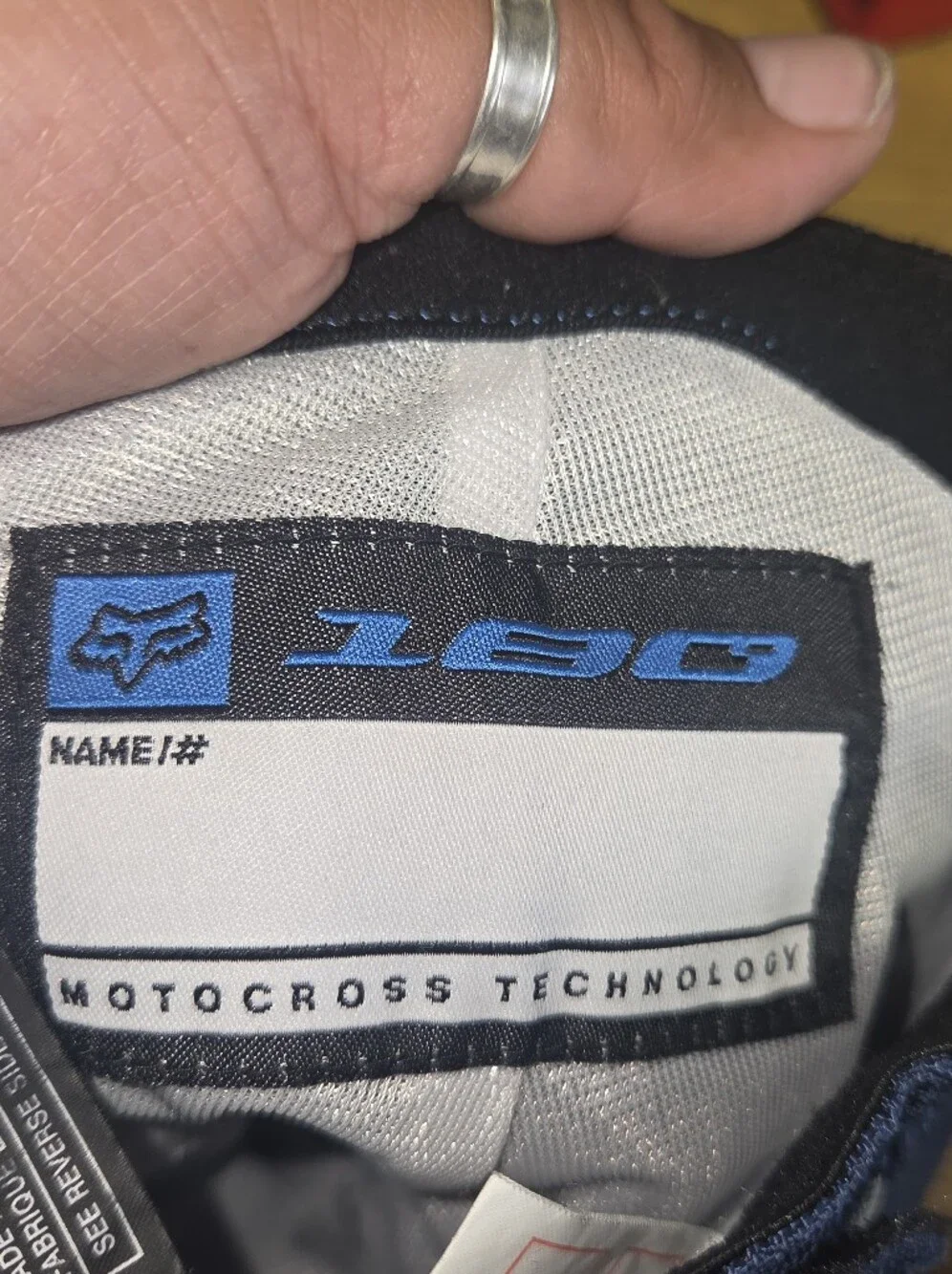 Fox  180 Kids Blue and Black Motocross Pants